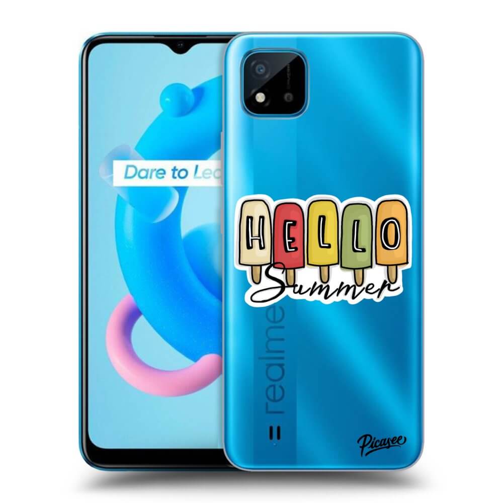 Silikonový Průhledný Obal Pro Realme C11 (2021) - Ice Cream