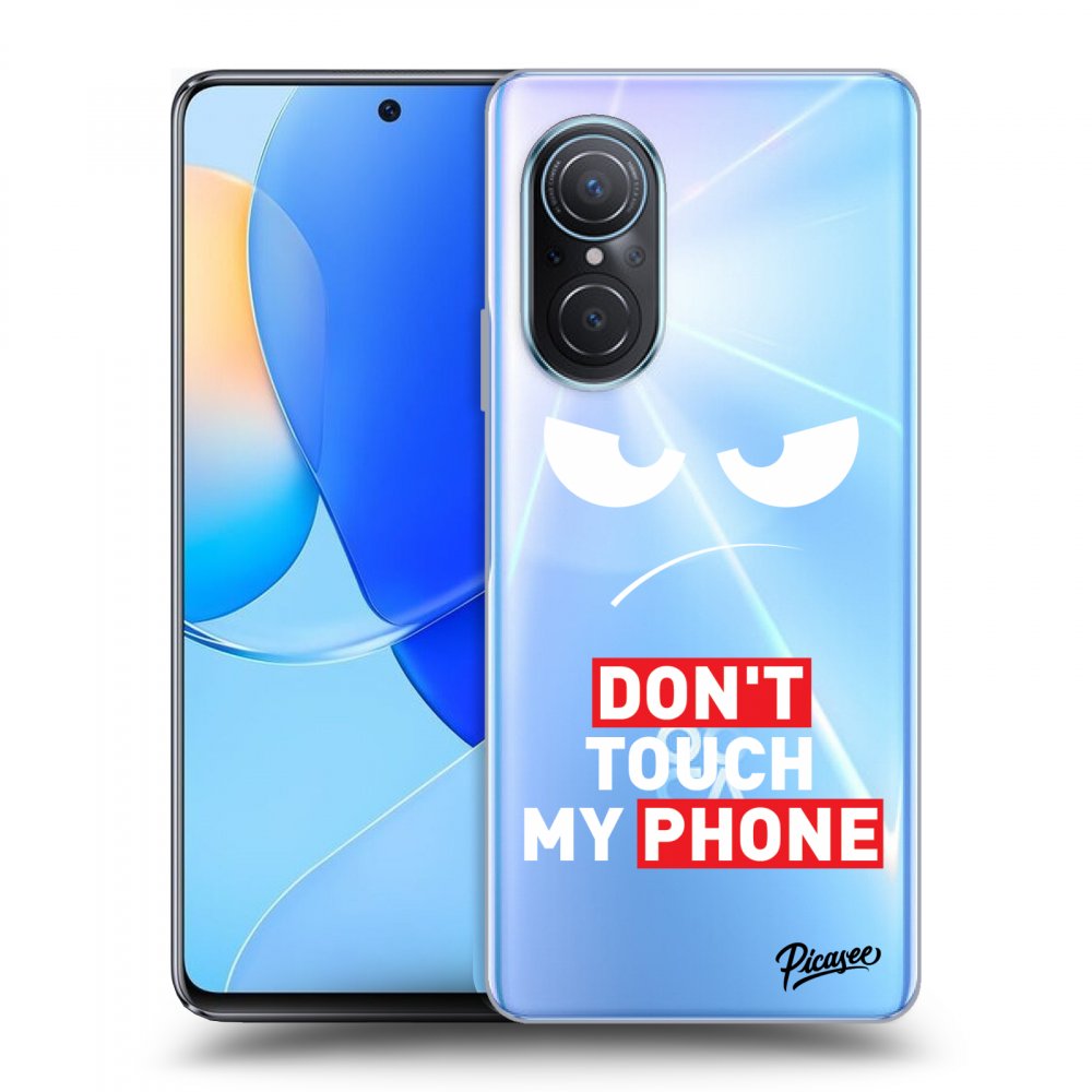 Silikonový Průhledný Obal Pro Huawei Nova 9 SE - Angry Eyes - Transparent