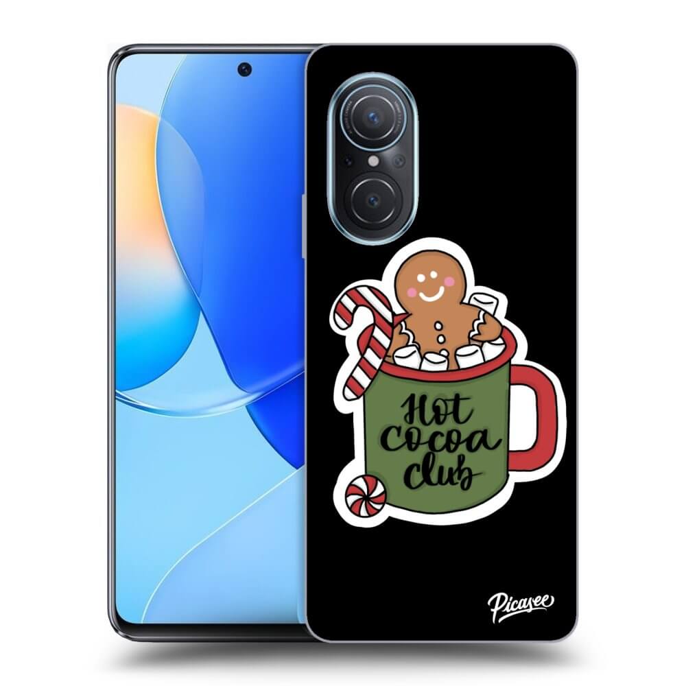 Silikonový černý Obal Pro Huawei Nova 9 SE - Hot Cocoa Club