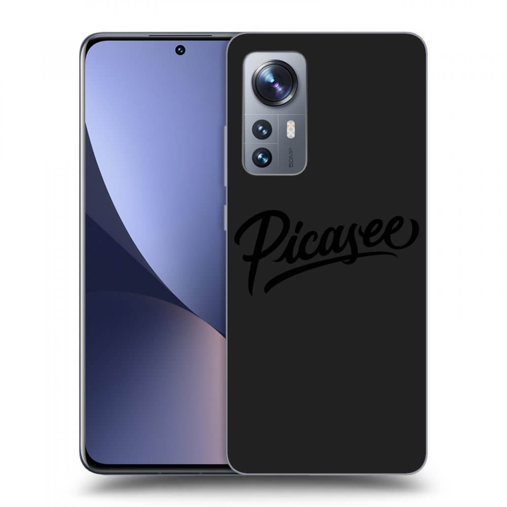 Silikonový černý Obal Pro Xiaomi 12 - Picasee - Black