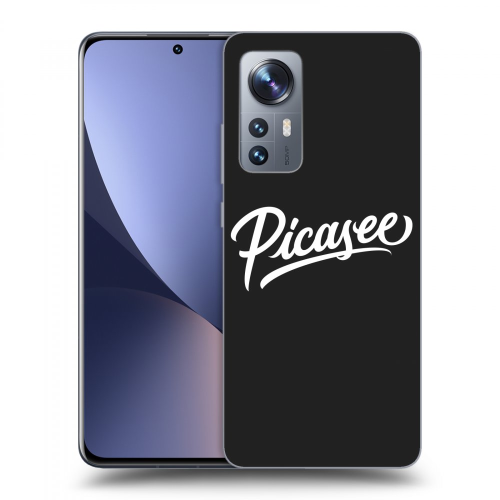 Silikonový černý Obal Pro Xiaomi 12 - Picasee - White