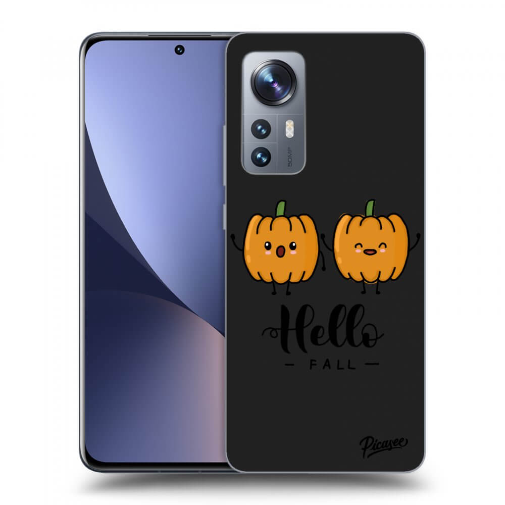 Silikonový černý Obal Pro Xiaomi 12 - Hallo Fall