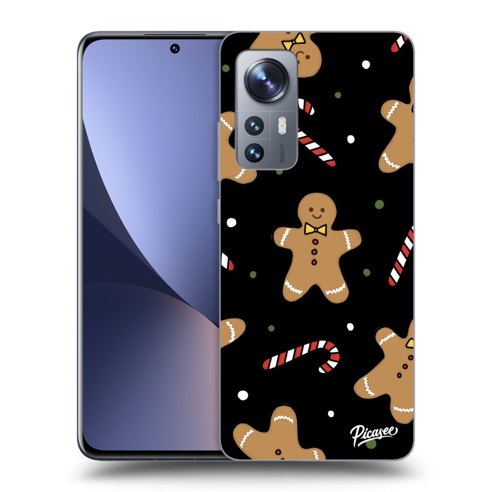 Silikonový černý Obal Pro Xiaomi 12 - Gingerbread