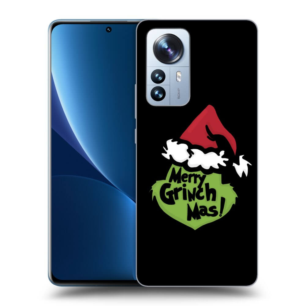 Silikonový černý Obal Pro Xiaomi 12 Pro - Grinch 2