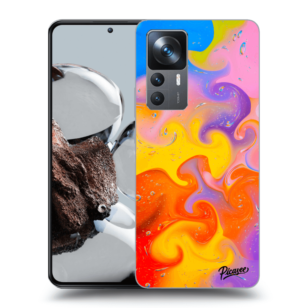 Silikonový černý Obal Pro Xiaomi 12T Pro - Bubbles