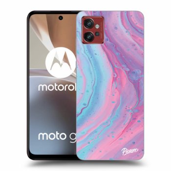 Obal pro Motorola Moto G32 - Pink liquid
