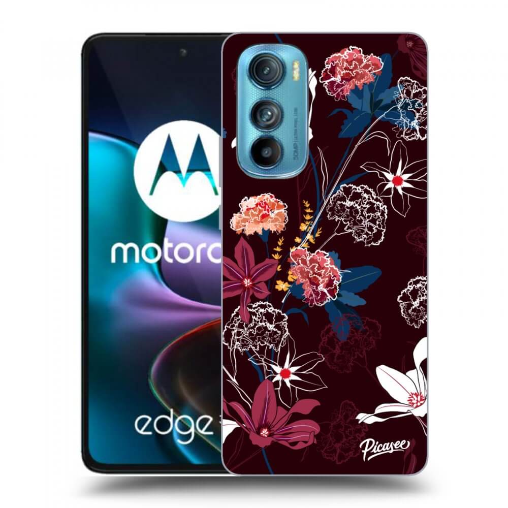 Silikonový černý Obal Pro Motorola Edge 30 - Dark Meadow