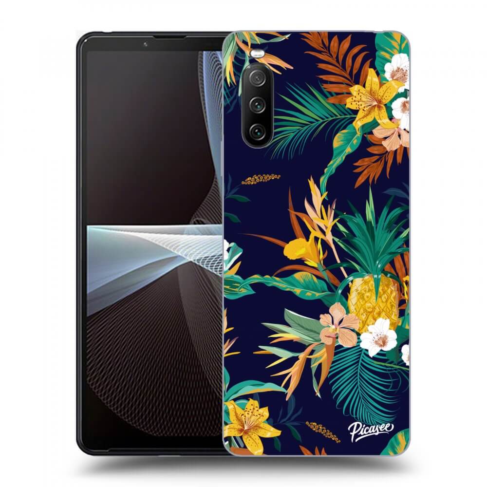 Silikonový černý Obal Pro Sony Xperia 10 III - Pineapple Color