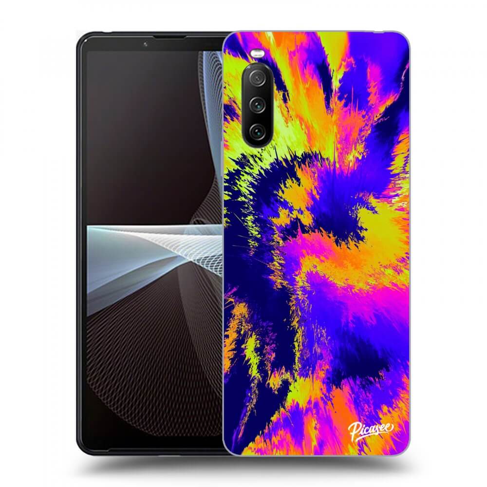 Silikonový černý Obal Pro Sony Xperia 10 III - Burn