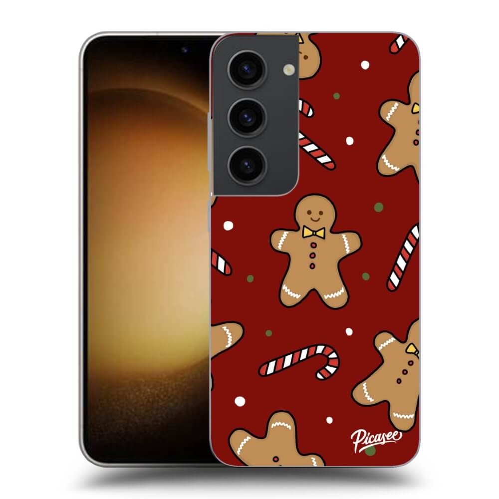 Silikonový Průhledný Obal Pro Samsung Galaxy S23 5G - Gingerbread 2