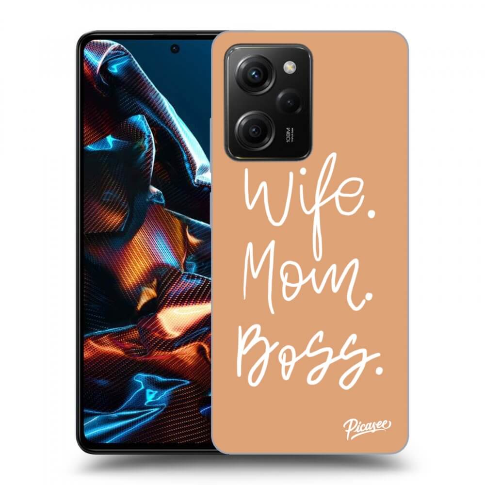 Silikonový černý Obal Pro Xiaomi Poco X5 Pro - Boss Mama