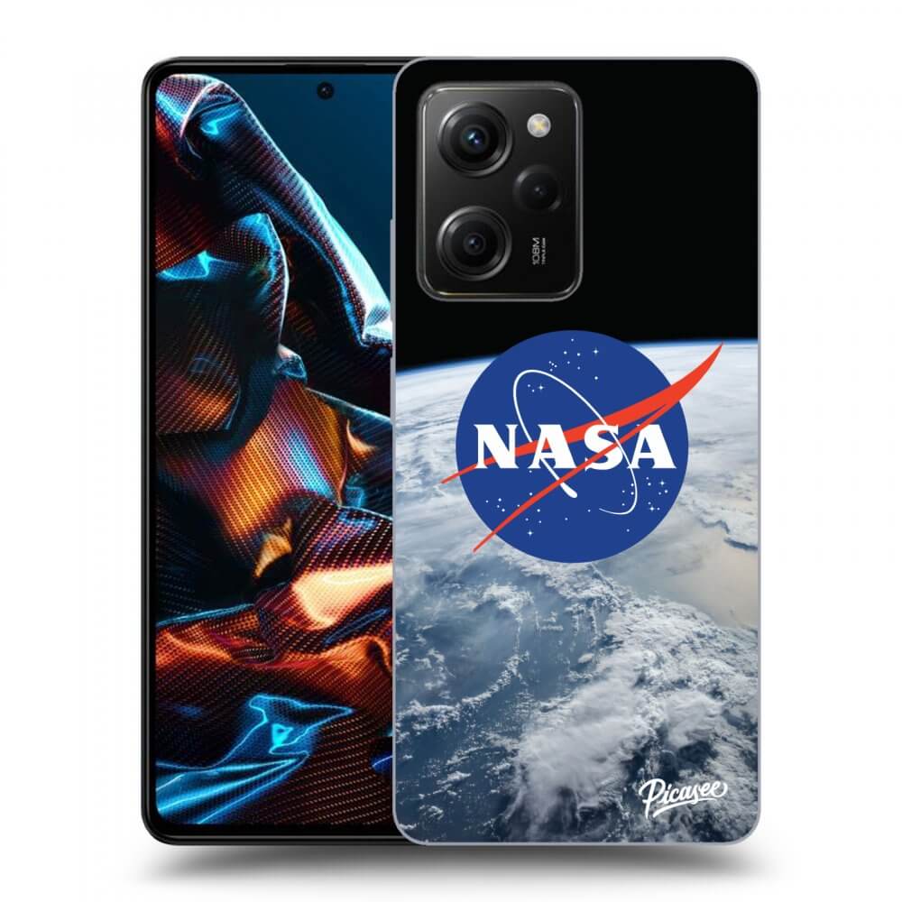 Silikonový černý Obal Pro Xiaomi Poco X5 Pro - Nasa Earth