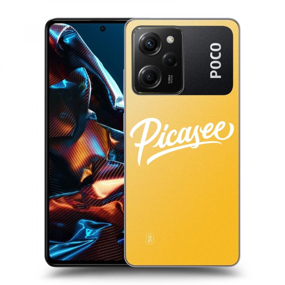 Silikonový Průhledný Obal Pro Xiaomi Poco X5 Pro - Picasee - White