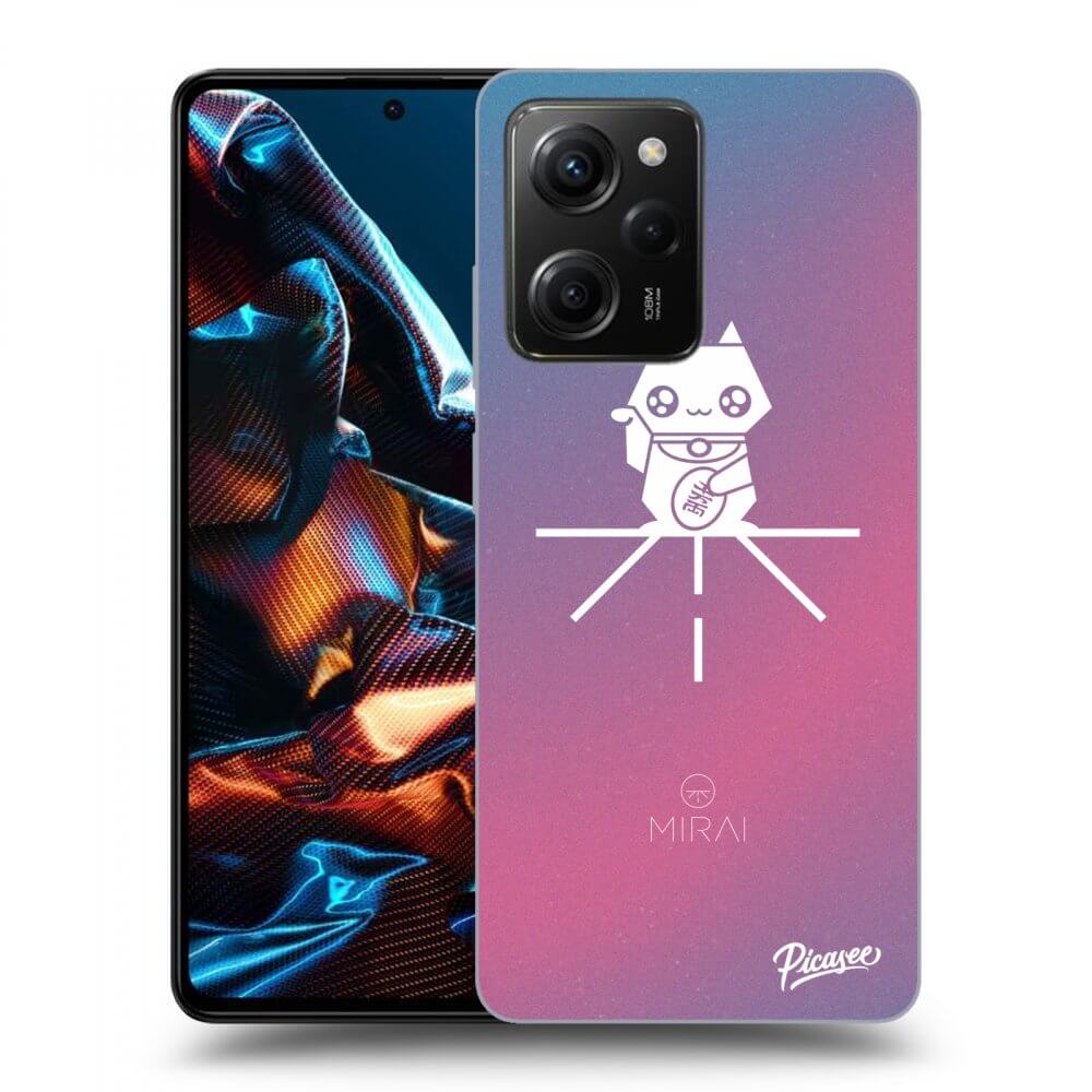 Silikonový Průhledný Obal Pro Xiaomi Poco X5 Pro - Mirai - Maneki Neko