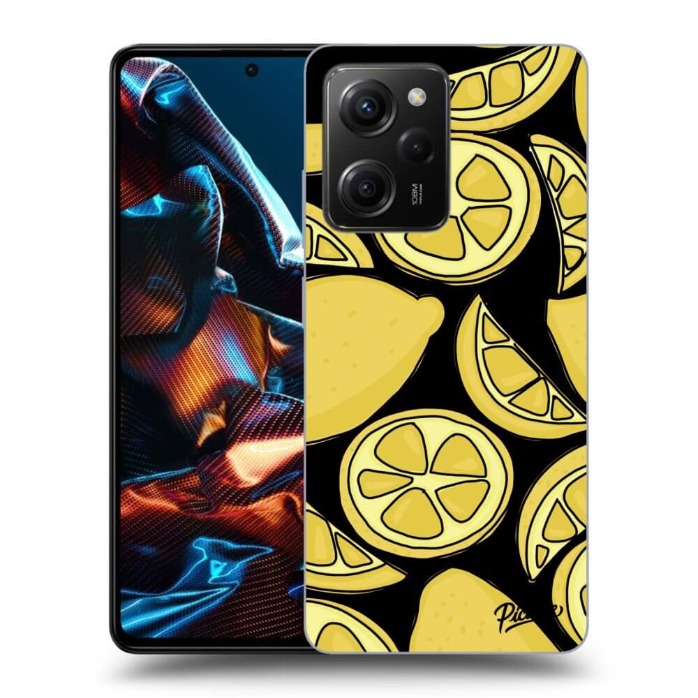 Silikonový černý Obal Pro Xiaomi Poco X5 Pro - Lemon