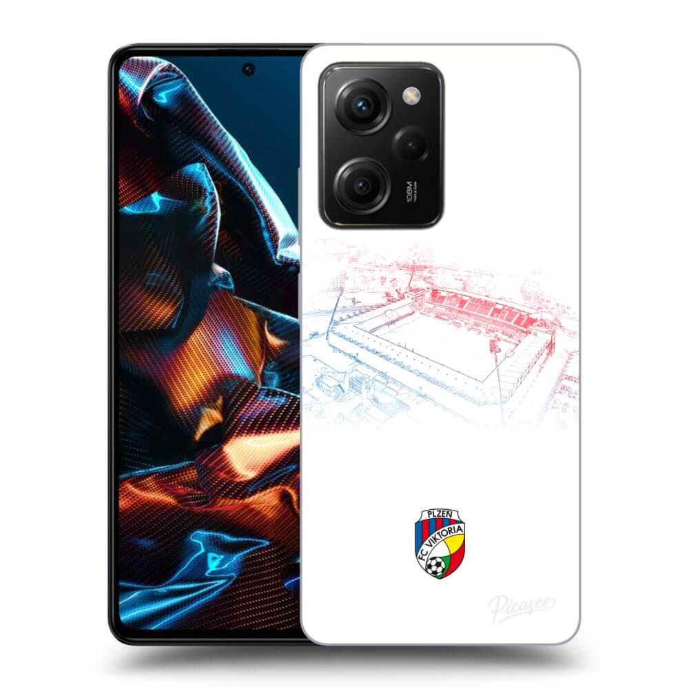 Silikonový Průhledný Obal Pro Xiaomi Poco X5 Pro - FC Viktoria Plzeň C