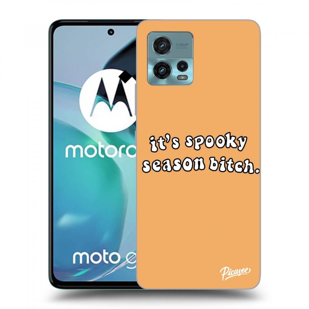 Silikonový Průhledný Obal Pro Motorola Moto G72 - Spooky Season