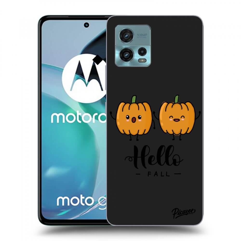 Silikonový černý Obal Pro Motorola Moto G72 - Hallo Fall