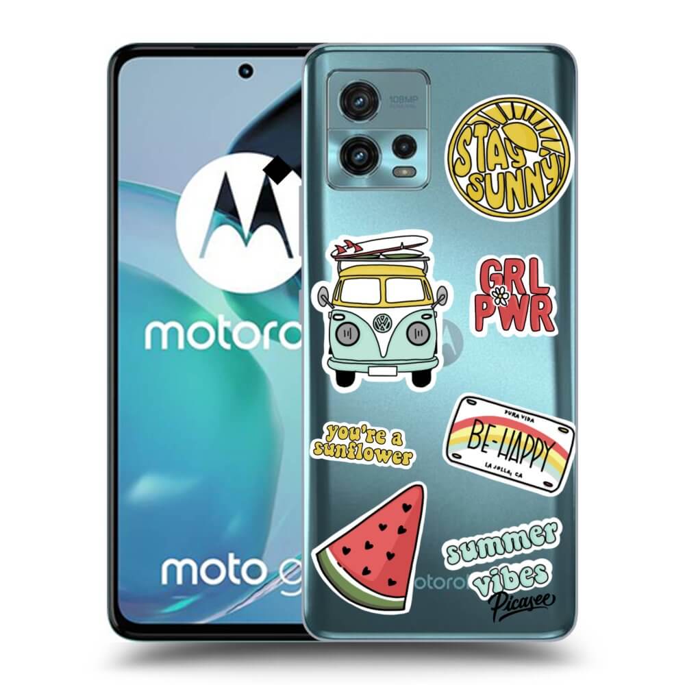 Silikonový Průhledný Obal Pro Motorola Moto G72 - Summer