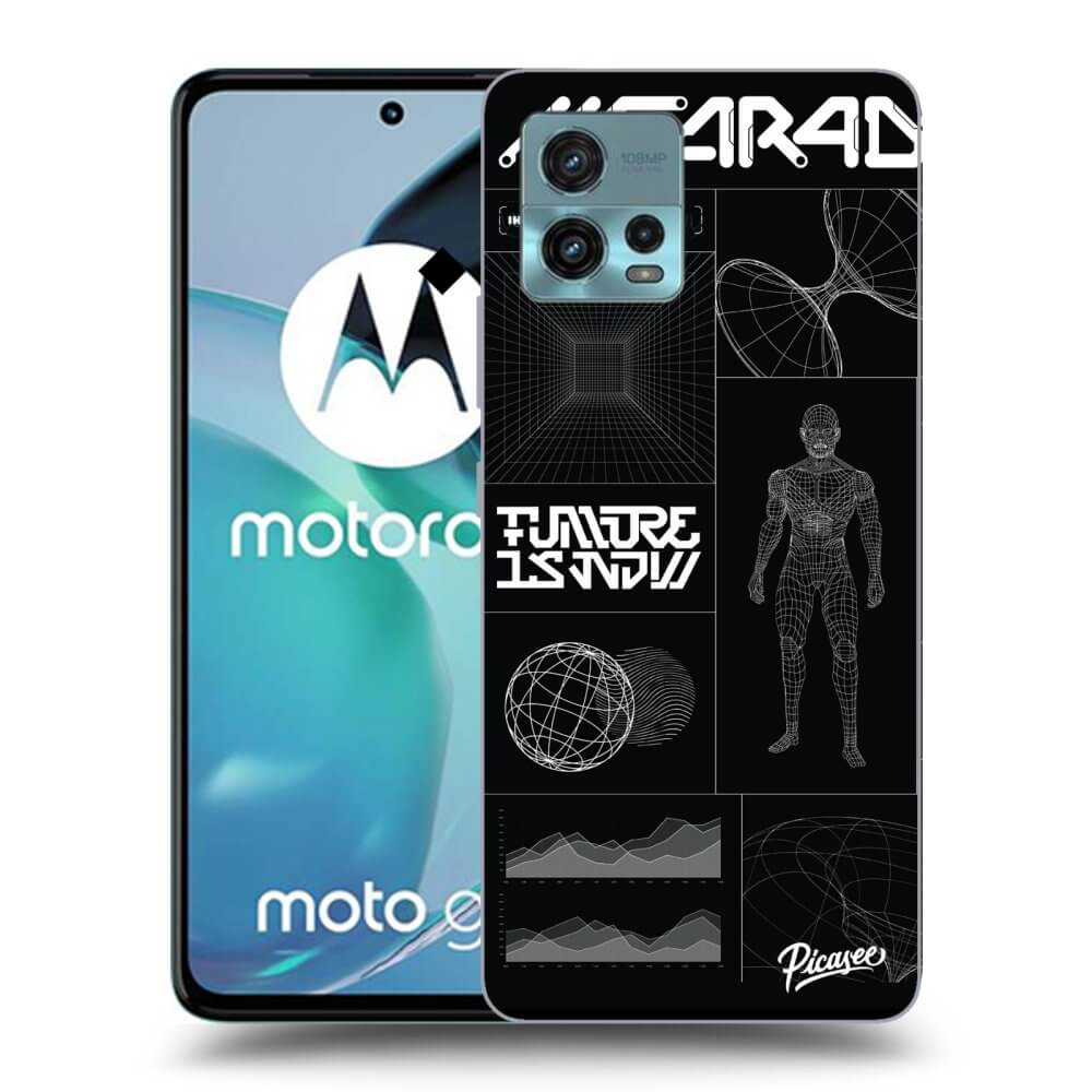 Silikonový Průhledný Obal Pro Motorola Moto G72 - BLACK BODY