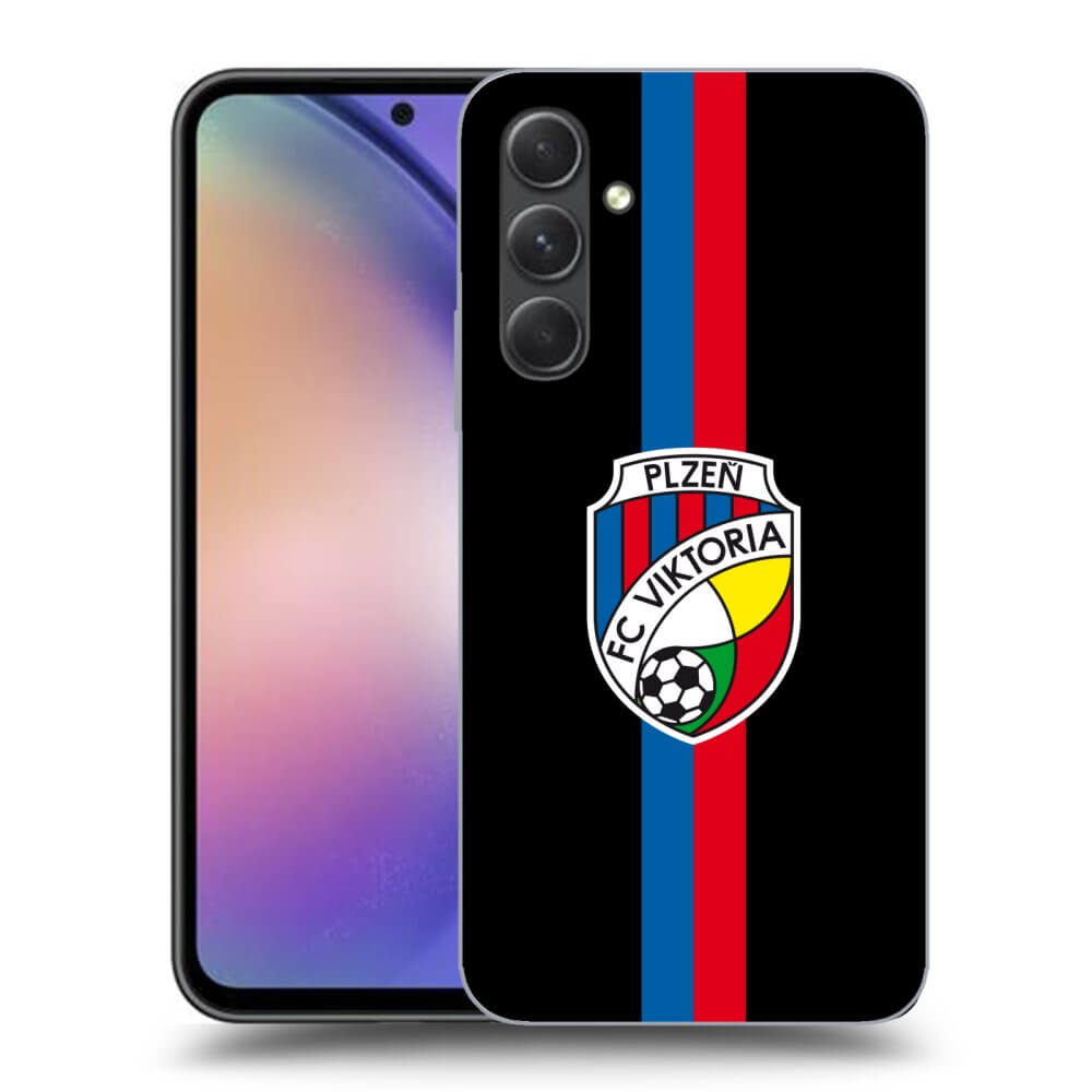 Silikonový černý Obal Pro Samsung Galaxy A54 5G - FC Viktoria Plzeň H