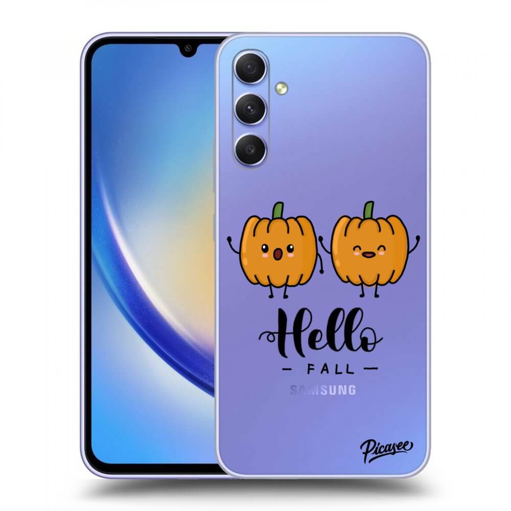 Silikonový Průhledný Obal Pro Samsung Galaxy A34 5G A346B - Hallo Fall