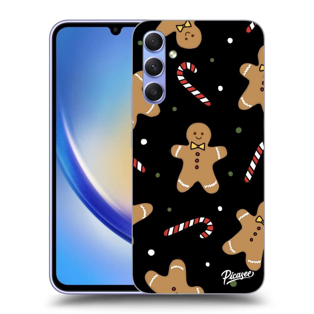 Silikonový černý Obal Pro Samsung Galaxy A34 5G A346B - Gingerbread