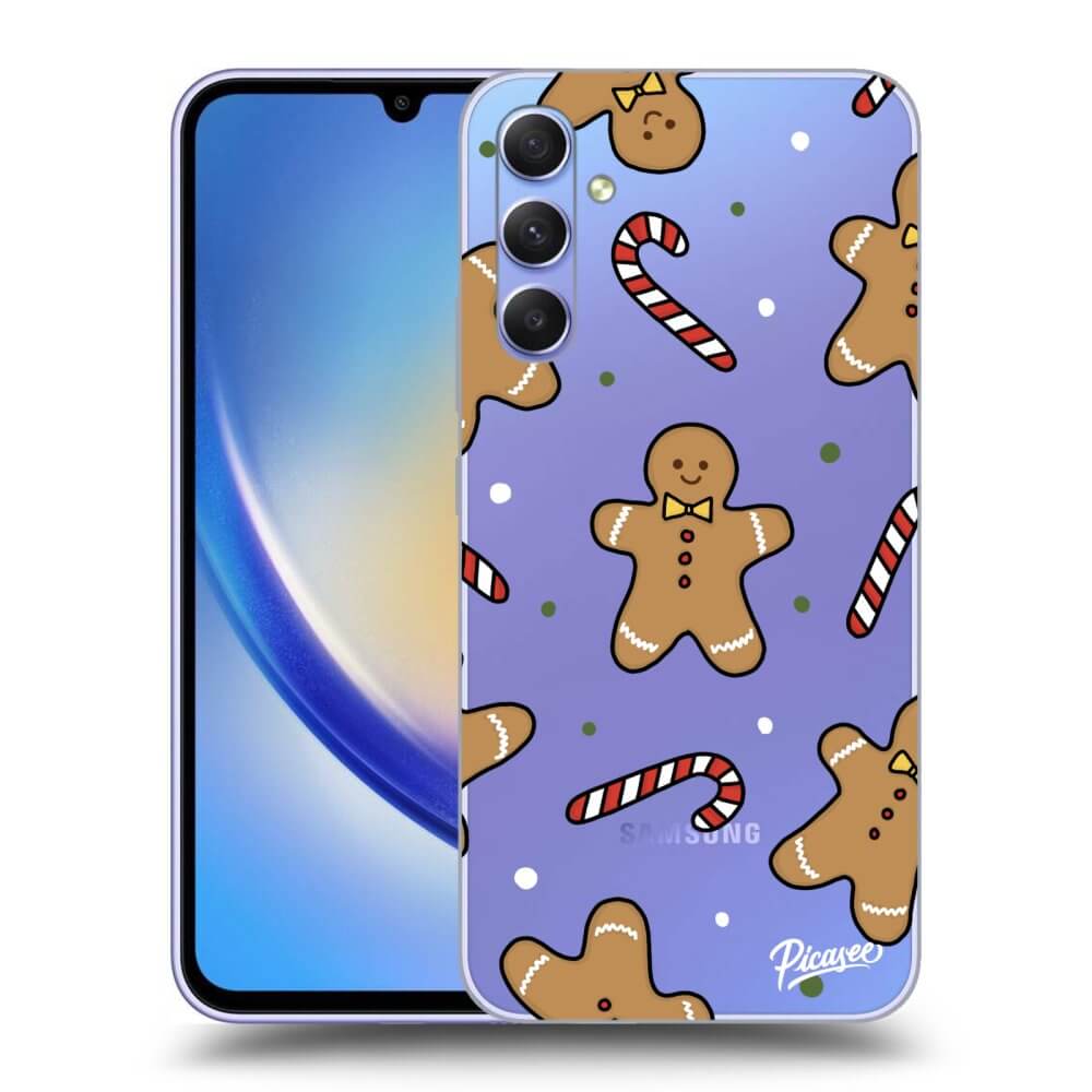 Silikonový Průhledný Obal Pro Samsung Galaxy A34 5G A346B - Gingerbread