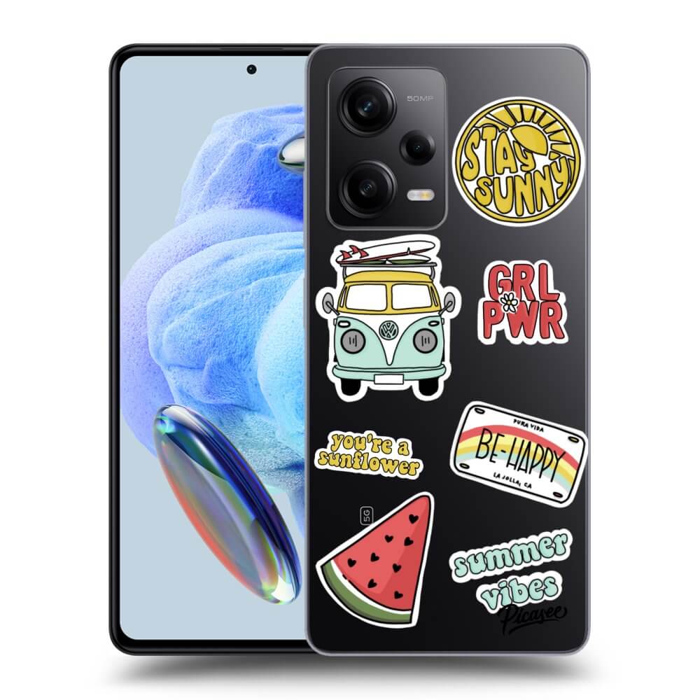 Silikonový Průhledný Obal Pro Xiaomi Redmi Note 12 5G - Summer