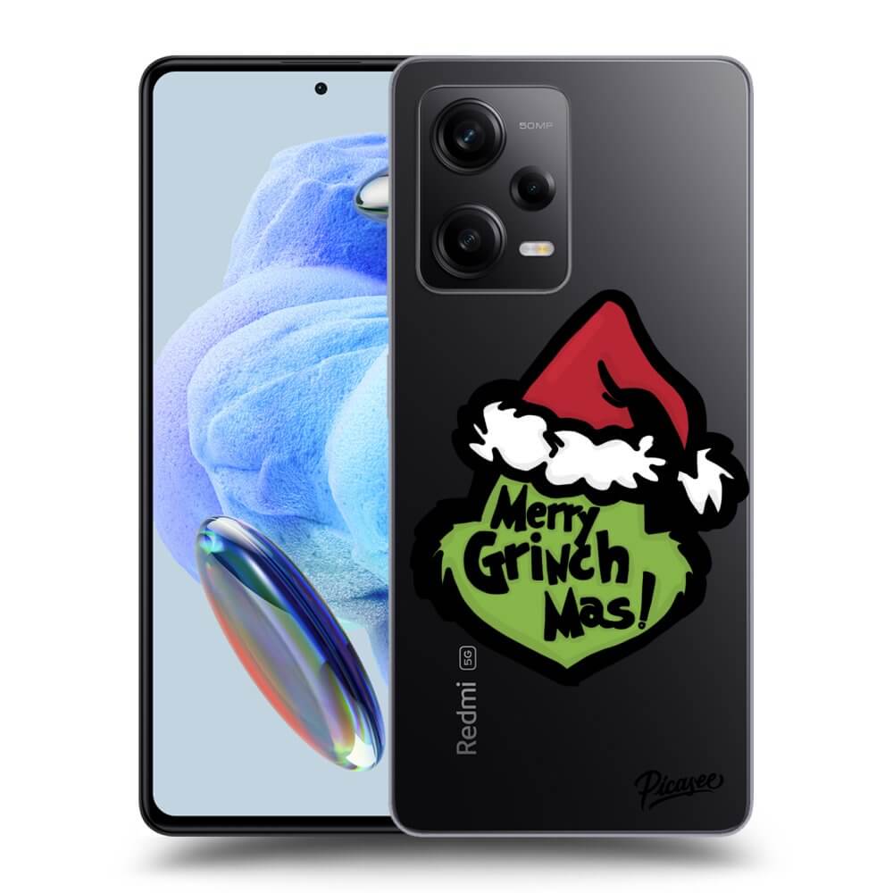 Silikonový Průhledný Obal Pro Xiaomi Redmi Note 12 5G - Grinch 2