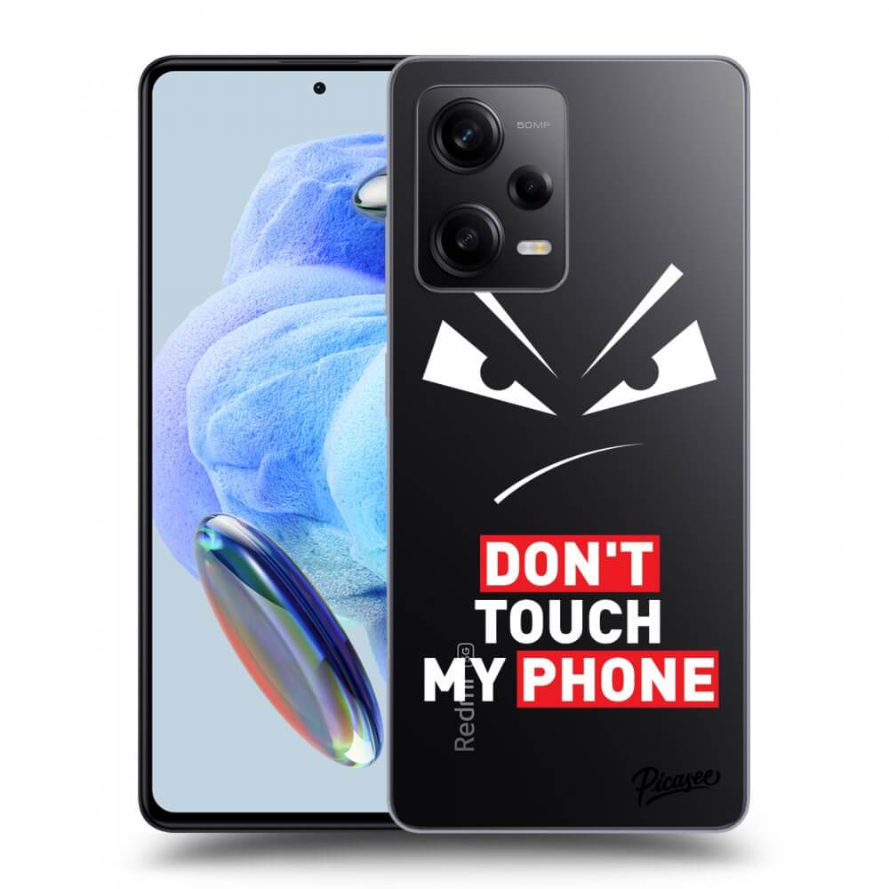 Silikonový Průhledný Obal Pro Xiaomi Redmi Note 12 Pro 5G - Evil Eye - Transparent