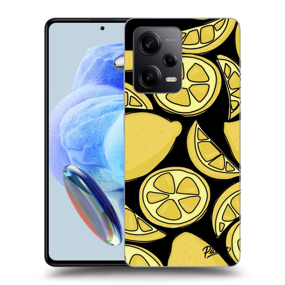 Silikonový černý Obal Pro Xiaomi Redmi Note 12 Pro 5G - Lemon