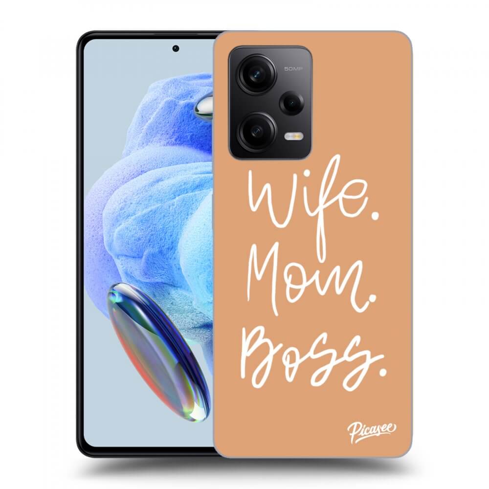 Silikonový černý Obal Pro Xiaomi Redmi Note 12 Pro+ 5G - Boss Mama