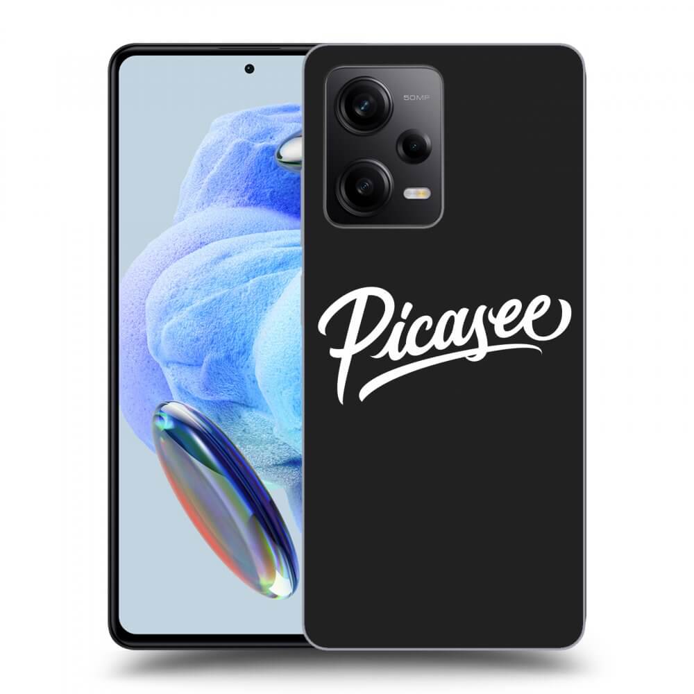 Silikonový černý Obal Pro Xiaomi Redmi Note 12 Pro+ 5G - Picasee - White