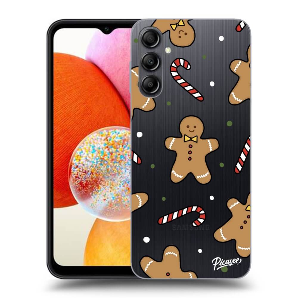 Silikonový Průhledný Obal Pro Samsung Galaxy A14 4G A145R - Gingerbread