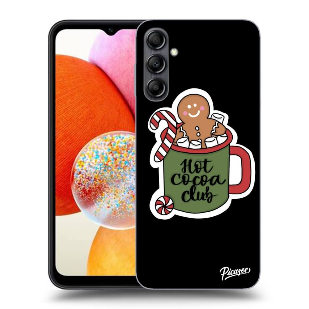 Silikonový černý Obal Pro Samsung Galaxy A14 4G A145R - Hot Cocoa Club