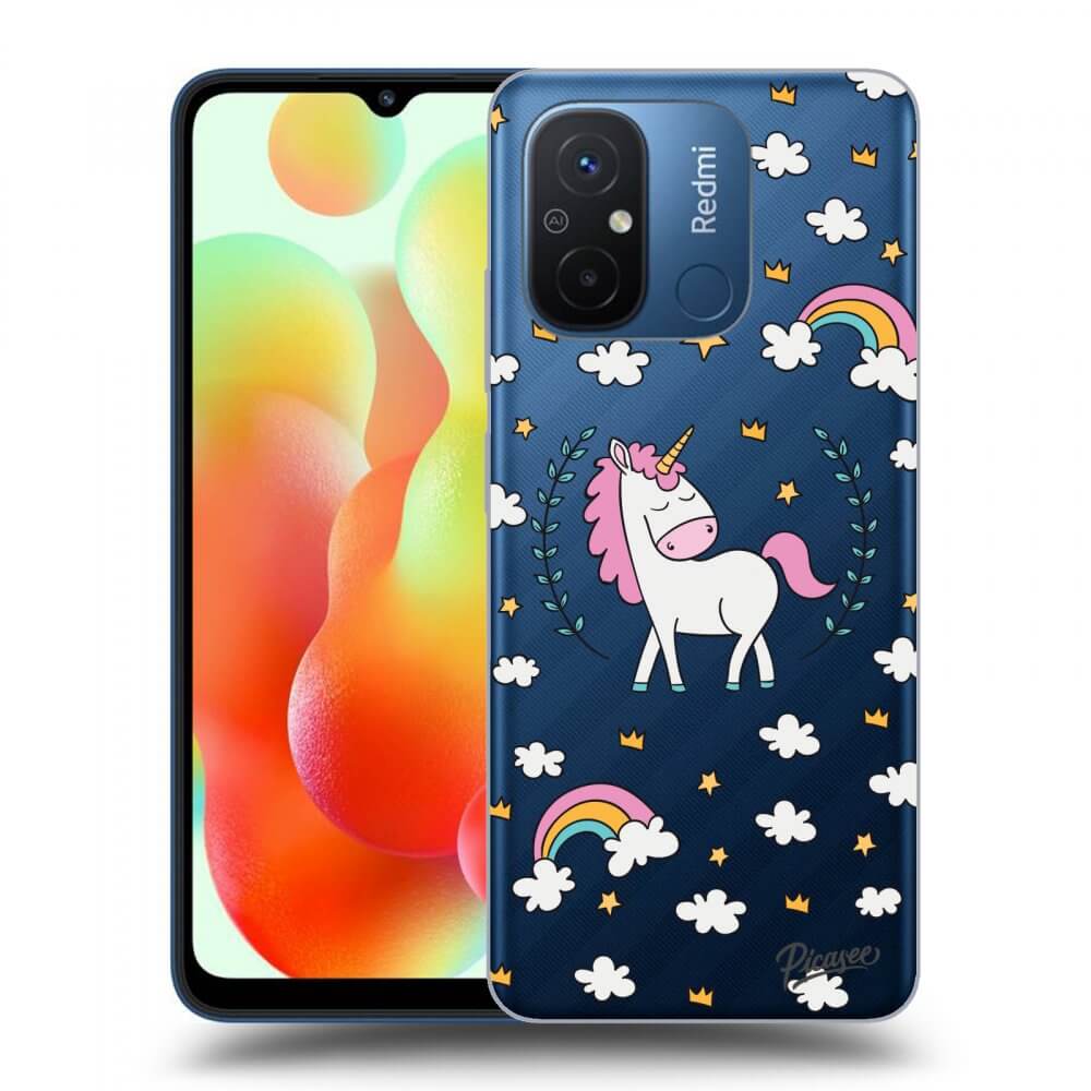 Silikonový Průhledný Obal Pro Xiaomi Redmi 12C - Unicorn Hvězdné Nebe