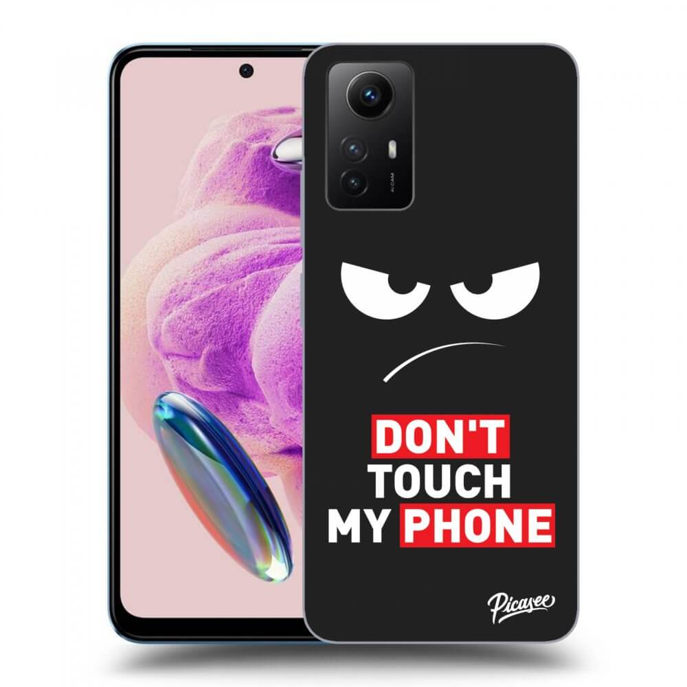 Silikonový černý Obal Pro Xiaomi Redmi Note 12S - Angry Eyes - Transparent