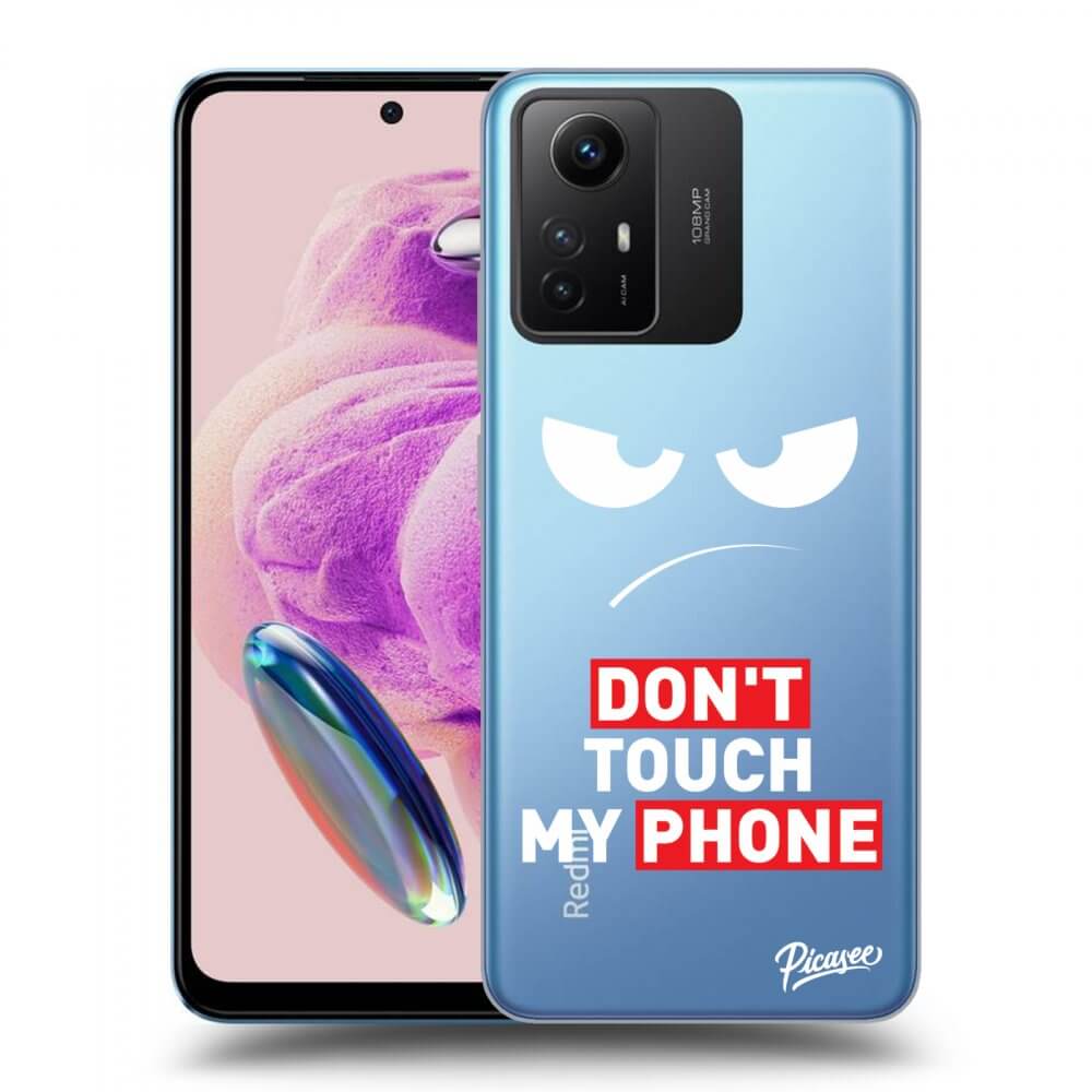 Silikonový Průhledný Obal Pro Xiaomi Redmi Note 12S - Angry Eyes - Transparent