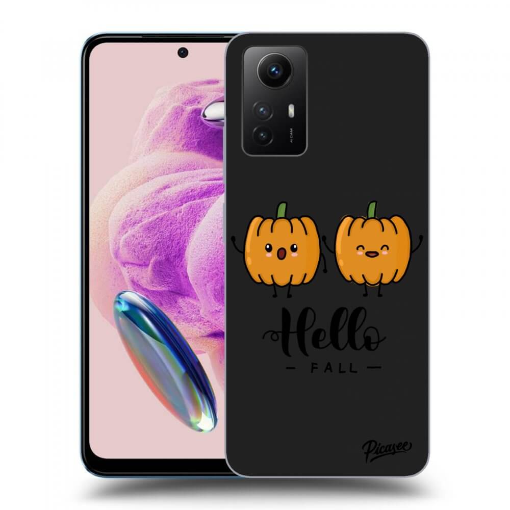 Silikonový černý Obal Pro Xiaomi Redmi Note 12S - Hallo Fall