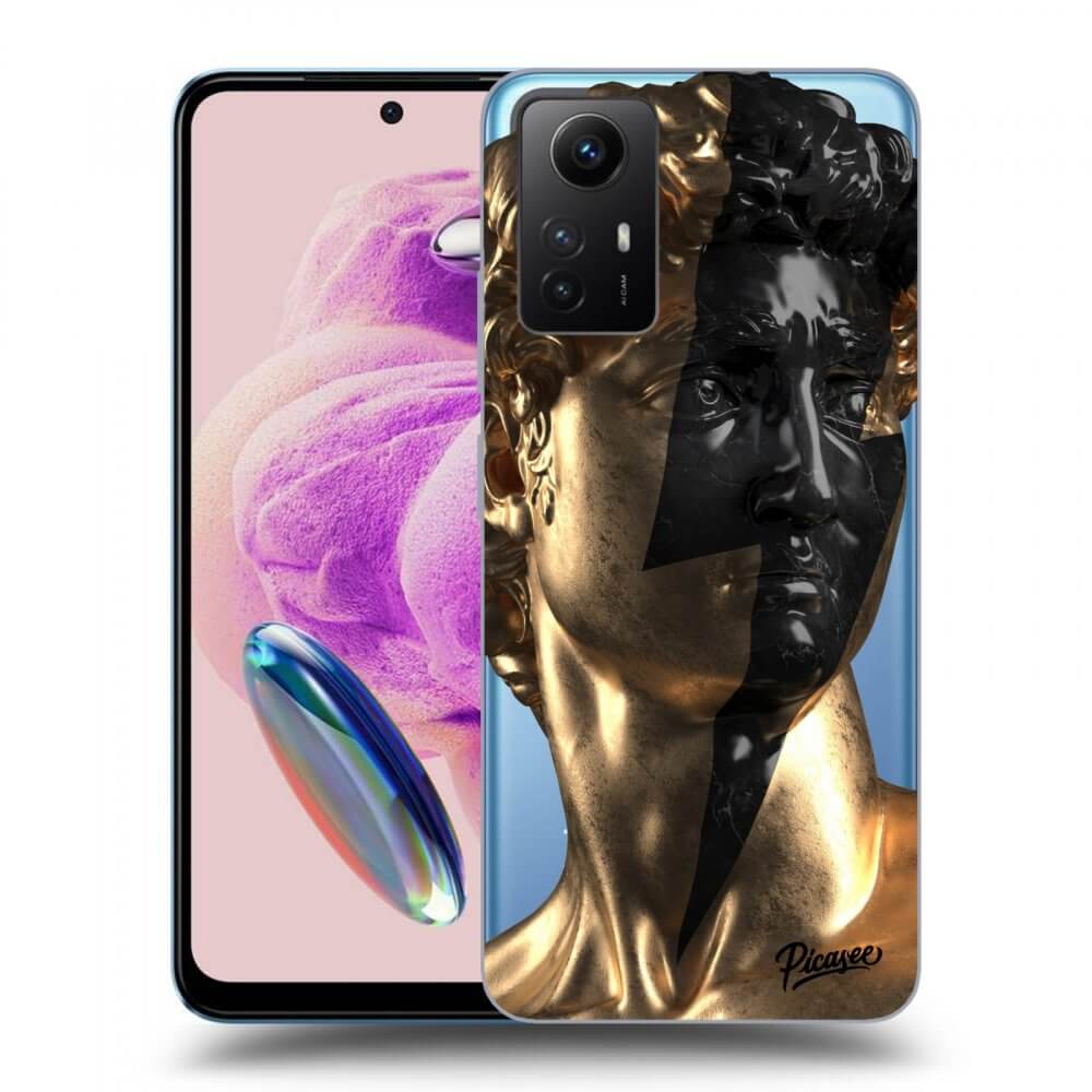 Silikonový Průhledný Obal Pro Xiaomi Redmi Note 12S - Wildfire - Gold