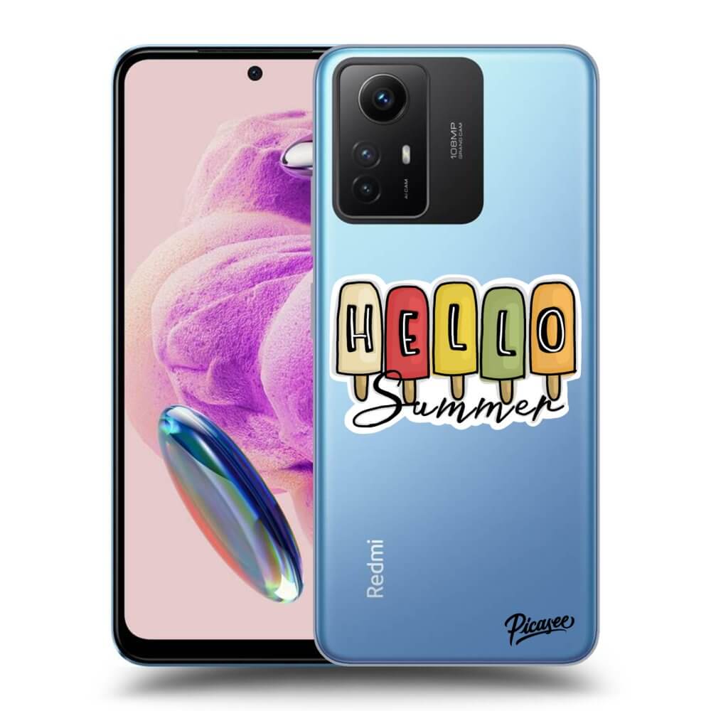 Silikonový Průhledný Obal Pro Xiaomi Redmi Note 12S - Ice Cream