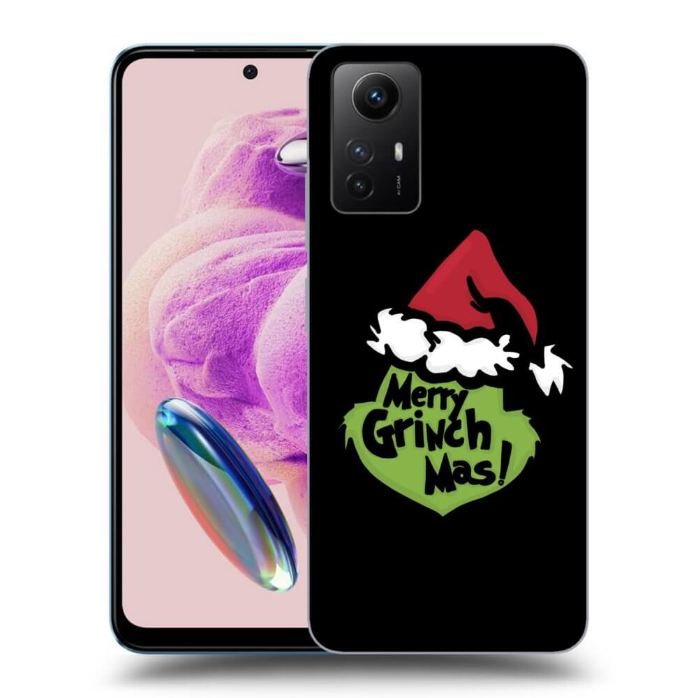 Silikonový černý Obal Pro Xiaomi Redmi Note 12S - Grinch 2