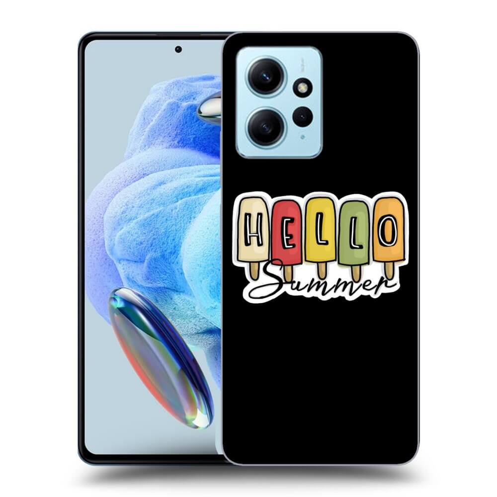 Silikonový černý Obal Pro Xiaomi Redmi Note 12 4G - Ice Cream