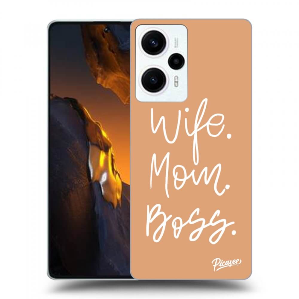 Silikonový Průhledný Obal Pro Xiaomi Poco F5 - Boss Mama