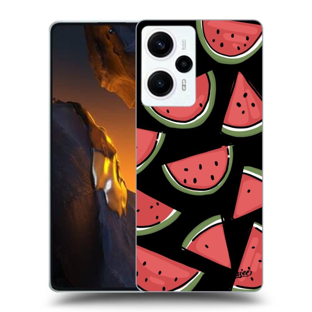 Silikonový černý Obal Pro Xiaomi Poco F5 - Melone