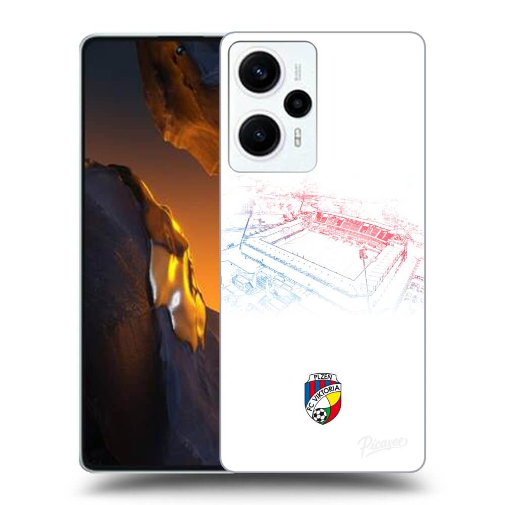 Silikonový černý Obal Pro Xiaomi Poco F5 - FC Viktoria Plzeň C