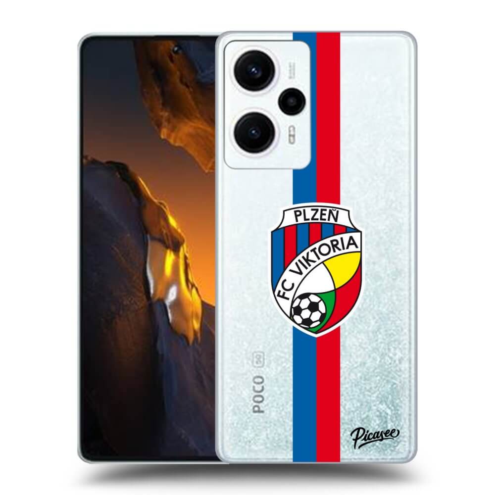 Silikonový Průhledný Obal Pro Xiaomi Poco F5 - FC Viktoria Plzeň H