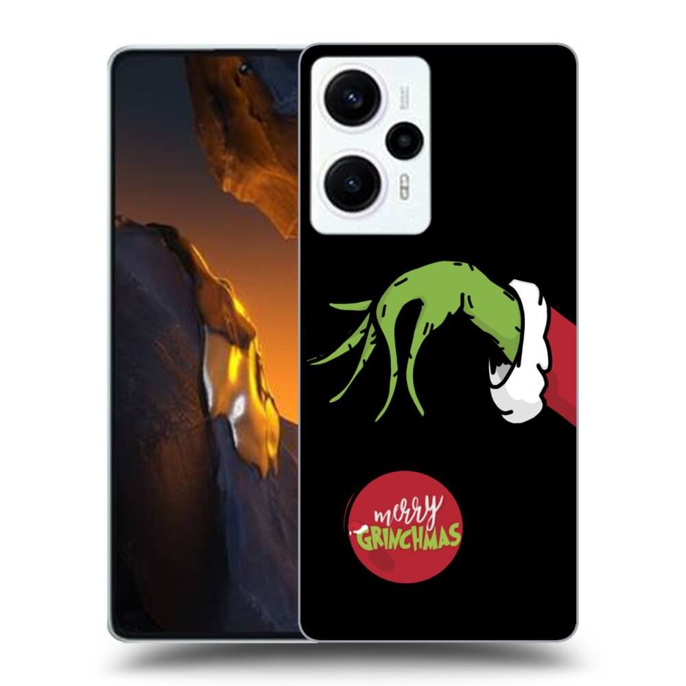 Silikonový černý Obal Pro Xiaomi Poco F5 - Grinch