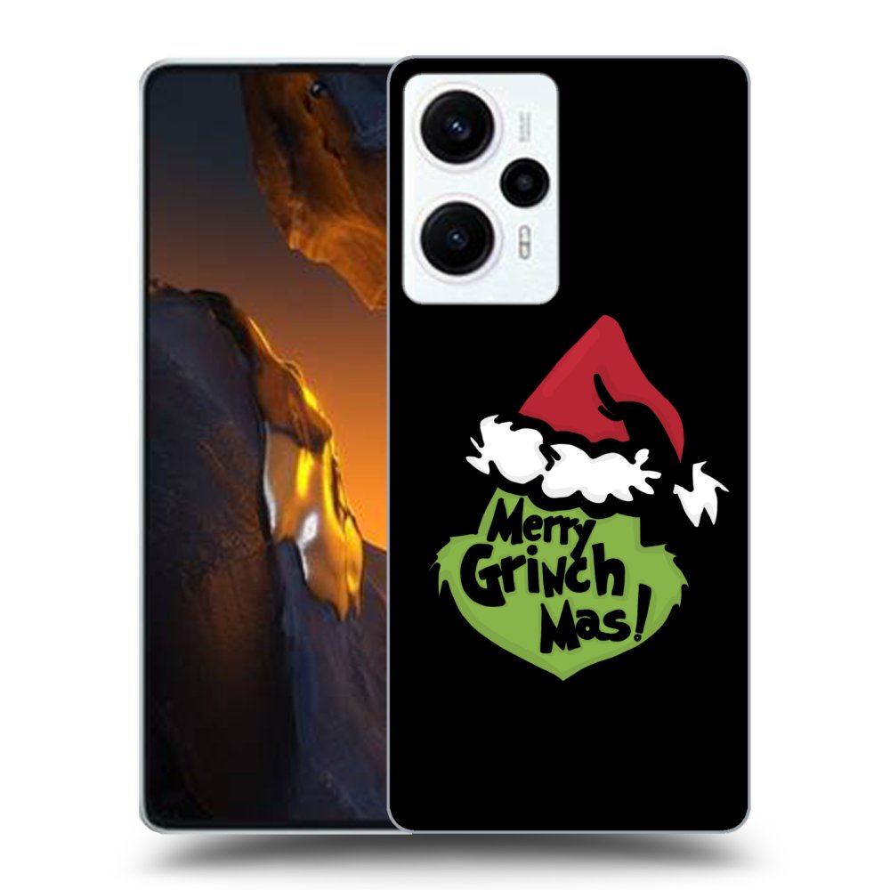 Silikonový černý Obal Pro Xiaomi Poco F5 - Grinch 2